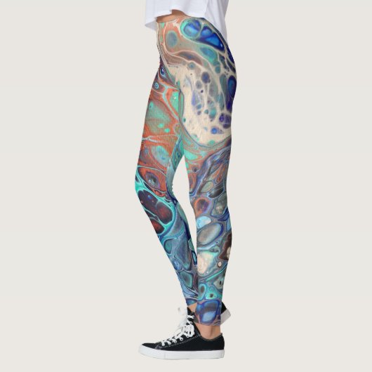 Abstracte art Leggings (Links)