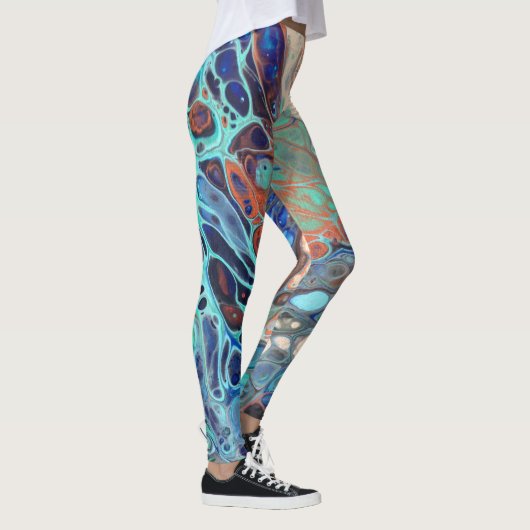 Abstracte art Leggings (Rechts)