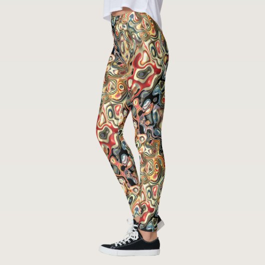 Abstracte art Leggings (Links)