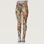Abstracte art Leggings (Voorkant)