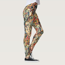 Abstracte art Leggings