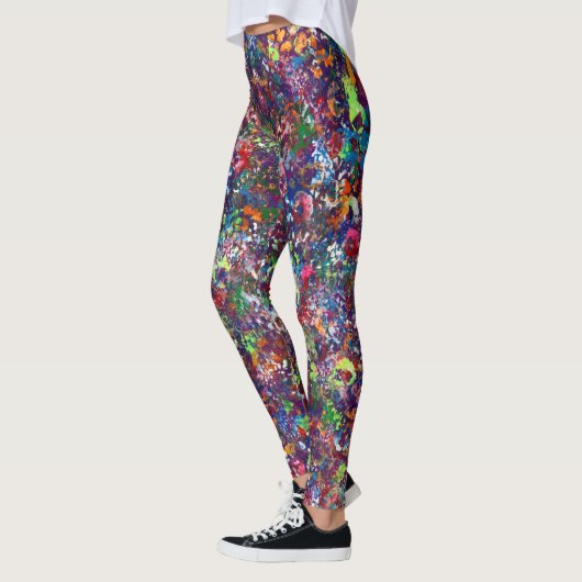 Abstracte art Leggings (Links)