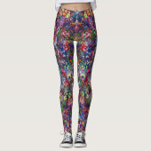 Abstracte art Leggings (Voorkant)