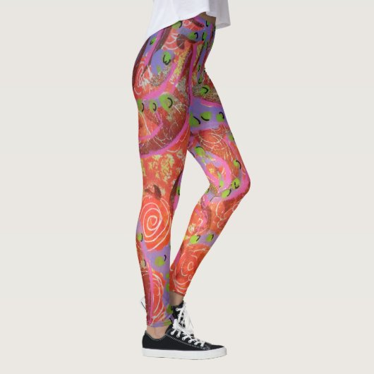 Abstracte art Leggings (Rechts)