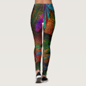 Abstracte art Leggings (Achterkant)