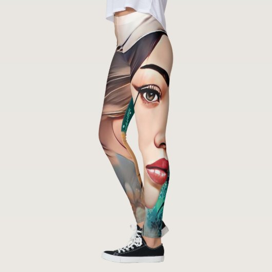 Abstracte art Leggings (Links)