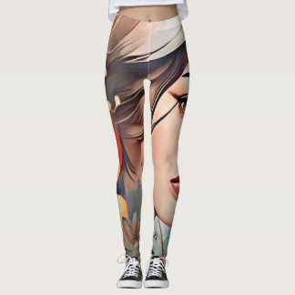 Abstracte art Leggings