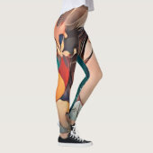 Abstracte art Leggings (Rechts)