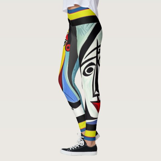 Abstracte art Leggings (Links)