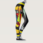 Abstracte art Leggings (Rechts)