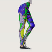 Abstracte art Leggings (Rechts)