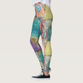 Abstracte art Leggings (Links)