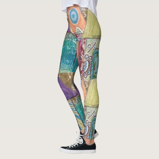 Abstracte art Leggings (Links)