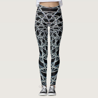 Abstracte Art-Leggings met een vet patroon. Leggings