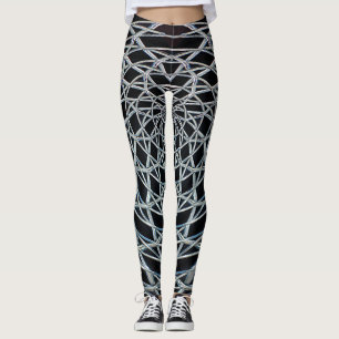 Abstracte Art-Leggings met een vet patroon. Leggings