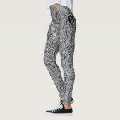Abstracte Art Leggings van D. R. Audette (Links)