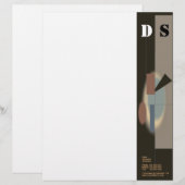 Abstracte Art Letterhead Gepersonaliseerd Briefhoofd (Voorkant / Achterkant)