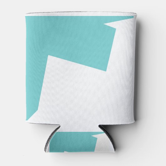 Abstracte art minimalistisch blikjeskoeler (Voorkant)