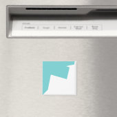 Abstracte art minimalistisch magneet (Insitu (Vaatwasser))