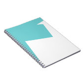 Abstracte art minimalistisch notitieboek (Rechterzijde)