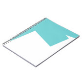 Abstracte art minimalistisch notitieboek (Linkerzijde)