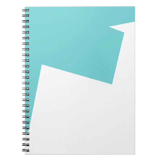 Abstracte art minimalistisch notitieboek (Voorkant)