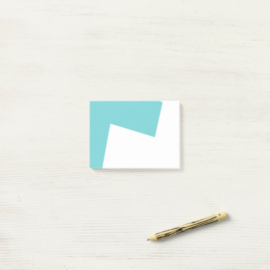 Abstracte art minimalistisch post-it® notes (Op bureau)