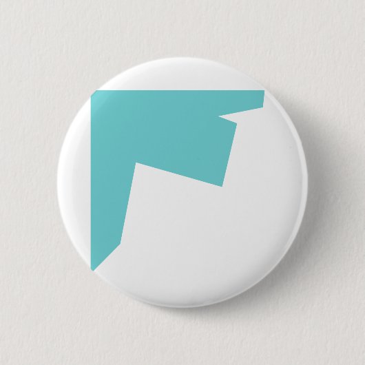 Abstracte art minimalistisch ronde button 5,7 cm (Voorkant)