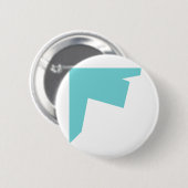 Abstracte art minimalistisch ronde button 5,7 cm (Voorkant /achterkant)