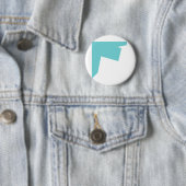 Abstracte art minimalistisch ronde button 5,7 cm (In situ)