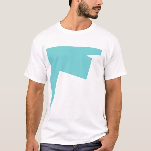 Abstracte art minimalistisch t-shirt (Voorkant)