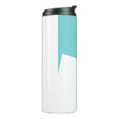 Abstracte art minimalistisch thermosbeker (Gedraaid links)