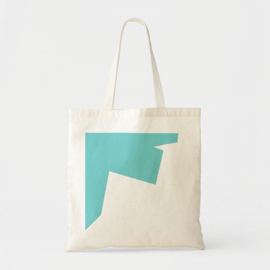 Abstracte art minimalistisch tote bag (Voorkant)