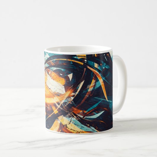 Abstracte Art Mok (Voorkant rechts)