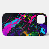 Abstracte Art Paint Splatter Afbeelding Case-Mate iPhone Case (Achterkant (horizontaal))