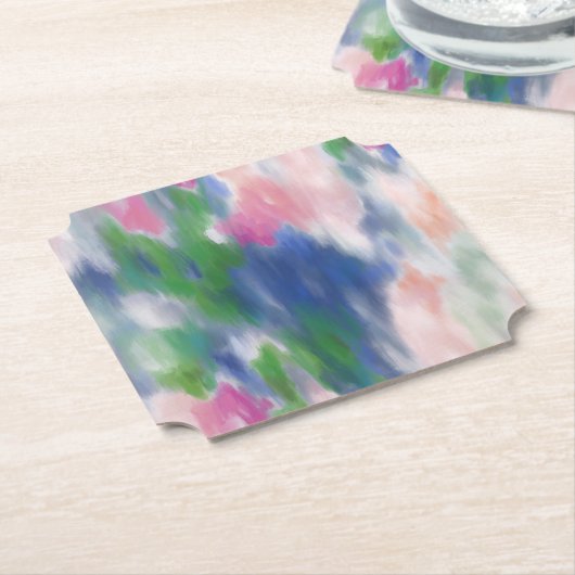 Abstracte Art Paper Onderzetters (Gekanteld)