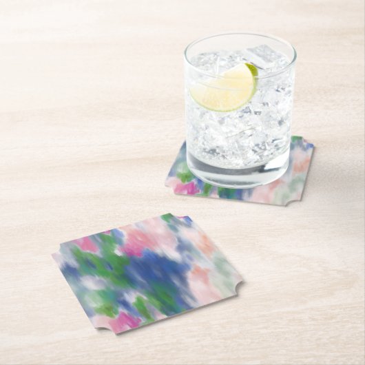 Abstracte Art Paper Onderzetters (Insitu)