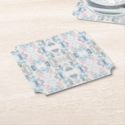 Abstracte Art Paper Onderzetters (Gekanteld)