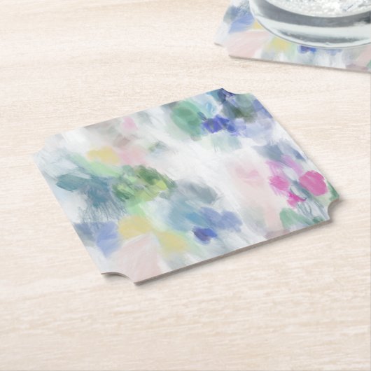 Abstracte Art Paper Onderzetters (Gekanteld)