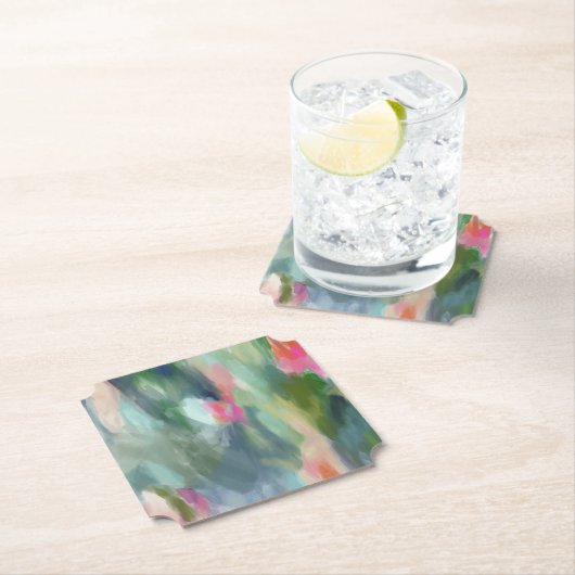 Abstracte Art Paper Onderzetters (Insitu)