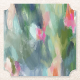 Abstracte Art Paper Onderzetters