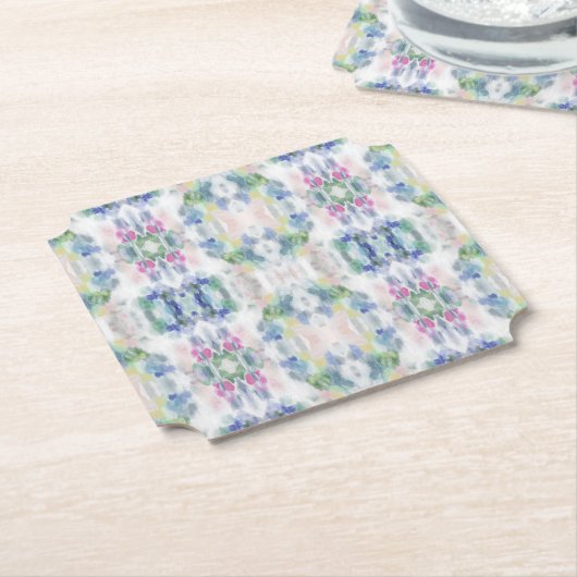 Abstracte Art Paper Onderzetters (Gekanteld)