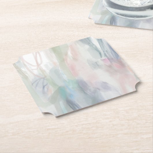 Abstracte Art Paper Onderzetters (Gekanteld)