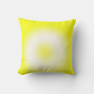 Abstracte Art Pastel Yellow White Sunny Kussen