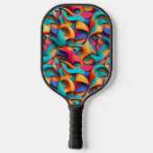 Abstracte Art Pickleball Paddle (Achterkant)