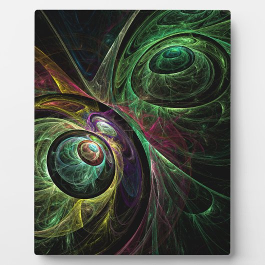 Abstracte Art Plaque oogmerk Fotoplaat (Voorkant)