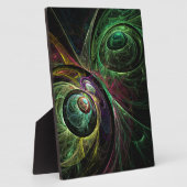 Abstracte Art Plaque oogmerk Fotoplaat (Zijkant)