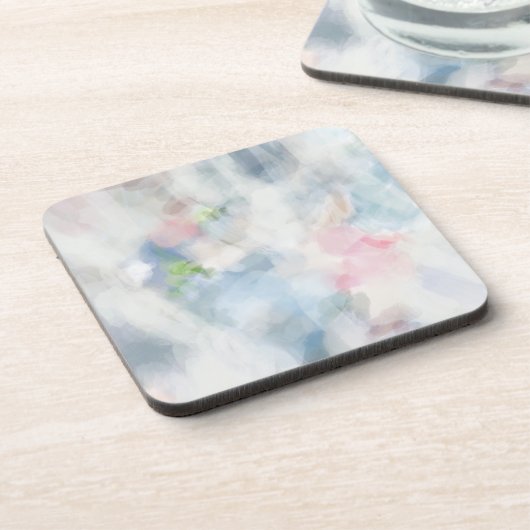 Abstracte Art Plastic Onderzetter Set (Linkerzijde)