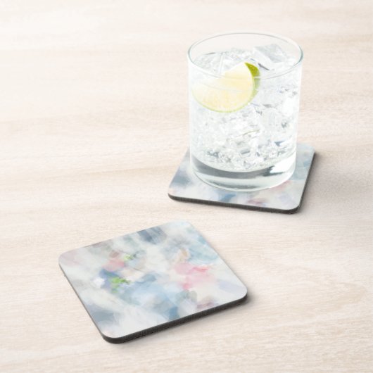 Abstracte Art Plastic Onderzetter Set (Rechterzijde)