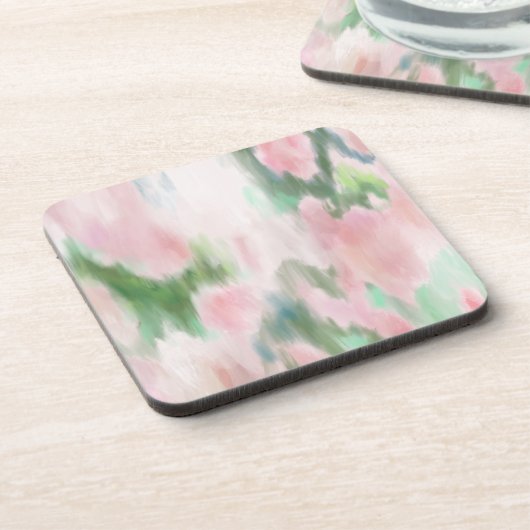 Abstracte Art Plastic Onderzetter Set (Linkerzijde)